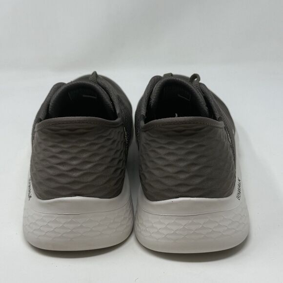 Skechers Go Walk Flex Shoes Mens 9 Extra Wide Fit Brown Hands Free Slip Ins - Picture 10 of 16